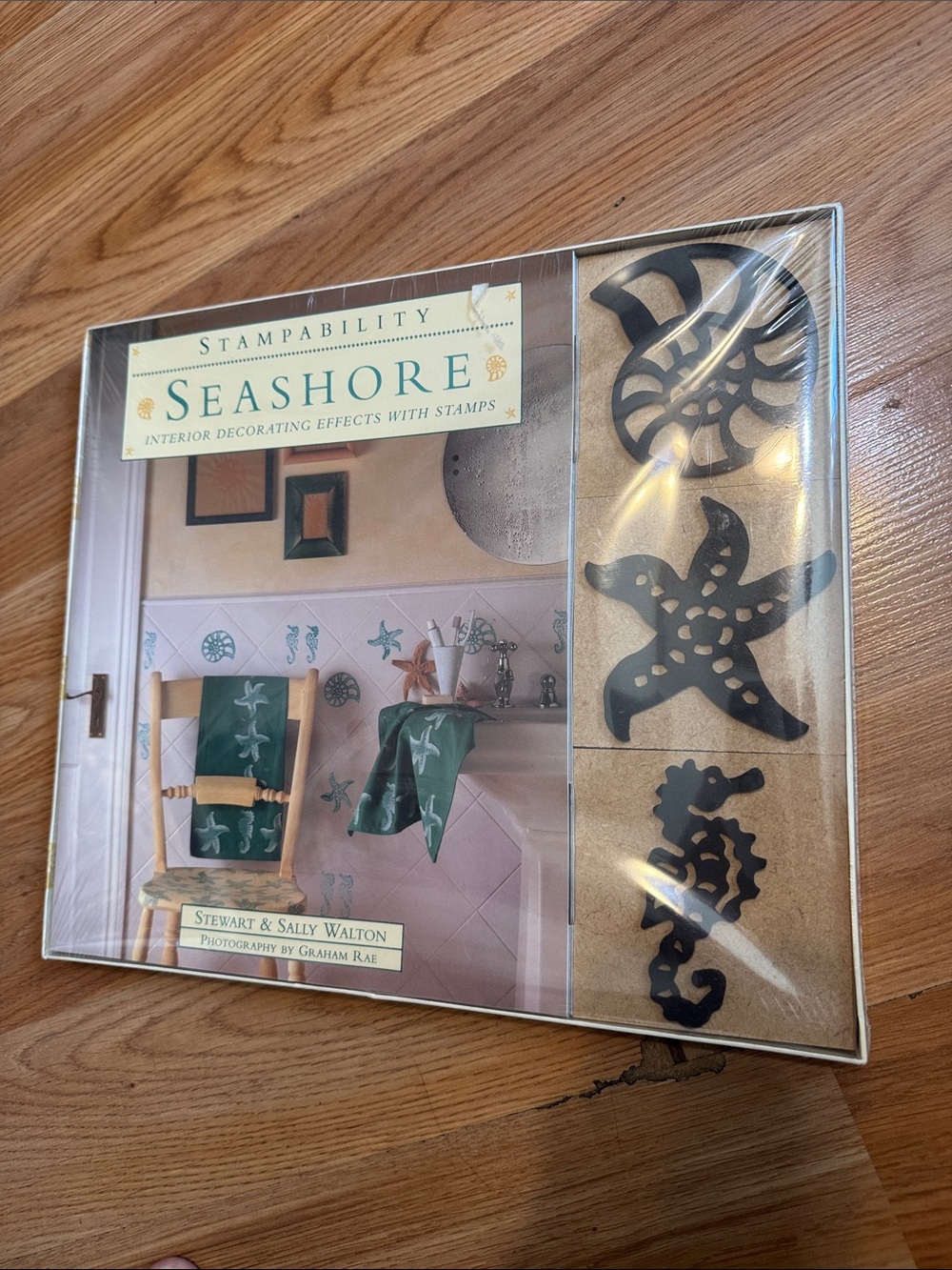 Stampability Seashore Interior Decorating Stencil Set and Nautical design book
